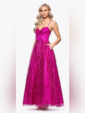 Blondie Nites | Dresses | Vintage Blondie Nites By Linda Bernell Prom Dress  | Poshmark